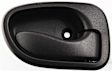 Front or Rear, Passenger Side Interior Door Handle, Textured Black, Without Door Lock Hole, 4 Cyl., 1.5L Engine
