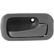 Front Or Rear, Passenger Side Gray Interior Door Handle, Sedan