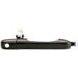Front, Passenger Side Smooth Black Exterior Door Handle, With Key Hole