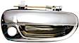 Front, Passenger Side Chrome Exterior Door Handle, With Key Hole