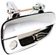 Front, Passenger Side Chrome Exterior Door Handle, With Key Hole