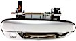 Front, Passenger Side Chrome Exterior Door Handle, With Key Hole