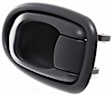 Front or Rear, Driver Side Interior Door Handle, Gray, With Door Lock Button, 4 Cyl., 1.8L Engine