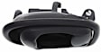 Front or Rear, Driver Side Interior Door Handle, Gray, With Door Lock Button, 4 Cyl., 1.8L Engine