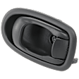 Front Or Rear, Passenger Side Gray Interior Door Handle