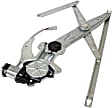 Front, Passenger Side Power Window Regulator, With Motor
