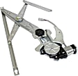 Front, Driver Side Power Window Regulator, With Motor