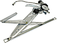 Front, Driver Side Power Window Regulator, With Motor