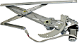 Front, Driver Side Power Window Regulator, With Motor