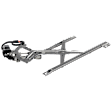 Front, Passenger Side Window Regulator, Power, 4 Cyl., 2.2L Engine