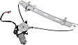 Front, Driver Side Window Regulator, Power, With Motor, Sedan