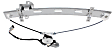 Front, Driver Side Window Regulator, Power, With Motor, Sedan
