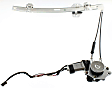 Front, Driver Side Power Window Regulator, With Motor