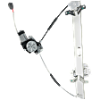 2003-2007 Honda Accord - Sedan Front, Passenger Side Power Window Regulator, With Motor