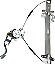 Sedan Front, Driver Side Power Window Regulator, With Motor