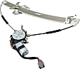 Sedan Front, Driver Side Power Window Regulator, With Motor