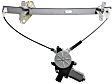 Front, Driver Side Window Regulator, Power, 4 Cyl., 1.6L Engine