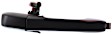 Rear, Passenger Side Smooth Black Exterior Door Handle, Without Key Hole