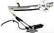 Rear, Driver Side Power Window Regulator, With Motor