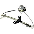 Sedan Rear, Passenger Side Power Window Regulator, With Motor