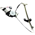 Sedan Rear, Passenger Side Power Window Regulator, With Motor