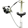 Sedan Rear, Driver Side Power Window Regulator, With Motor