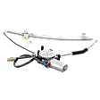 Sedan Rear, Driver Side Power Window Regulator, With Motor