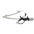 Sedan Rear, Driver Side Power Window Regulator, With Motor