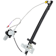 Rear, Passenger Side Window Regulator, Power, 4 Cyl., 2.4L Engine
