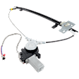 Rear, Passenger Side Window Regulator, Power, 4 Cyl., 2.4L Engine