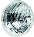 002850001 Driver or Passenger Side Halogen Headlight, Without bulb(s), Clear Lens