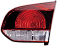 009923141 Passenger Side, Inner Halogen Tail Light, With bulb(s), Red Lens