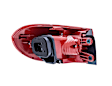 010738111 Driver Side, Outer Halogen Tail Light, With bulb(s), Red Lens
