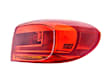 010738121 Passenger Side, Outer Halogen Tail Light, With bulb(s), Red Lens