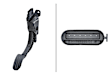 2017 Volvo V60 - Accelerator Pedal Position Sensor, Turbocharged, 6-Pin Connector - Manual Transmission - for Left-Hand Drive Vehicles