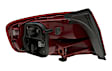 010914121 Passenger Side, Outer Halogen Tail Light, With bulb(s), Clear & Red Lens