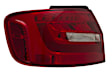 010916111 Driver Side, Outer LED Tail Light, With bulb(s), Clear & Red Lens