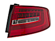 010916121 Passenger Side, Outer LED Tail Light, With bulb(s), Clear & Red Lens