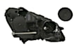 2014 Mercedes Benz E550 - Driver Side Halogen Headlight, With bulb(s),  Not For cars with (Code 80)0, 801, 802, or 803), For cars with (Code 632), OE Replacement, Sedan, CAPA Verified