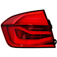 012147331 Driver Side LED Tail Light, Without bulb(s), Red Lens