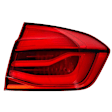 012147341 Passenger Side LED Tail Light, With bulb(s), Red Lens