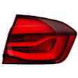 012147441 Passenger Side LED Tail Light, Without bulb(s), Red Lens