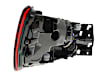 012246081 Passenger Side LED Tail Light, With bulb(s), Red Lens