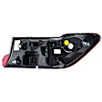 013173531 Driver Side LED Tail Light, Without bulb(s), Red Lens