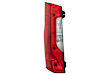 013252231 Driver Side Halogen Tail Light, With bulb(s), Clear & Red Lens