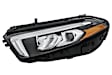 015091851 Driver Side LED Headlight, With bulb(s), Clear Lens, CAPA Verified