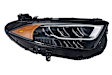 015619861 Passenger Side LED Headlight, Without bulb(s), CAPA Verified