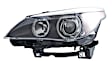 160291011 Driver Side HID/Xenon Headlight, Without bulb(s), Clear Lens, OE Lighting Series