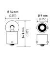 1968 Pontiac Laurentian - Light Bulb - Universal