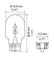 194NA Light Bulb - Direct Fit, Sold Individually